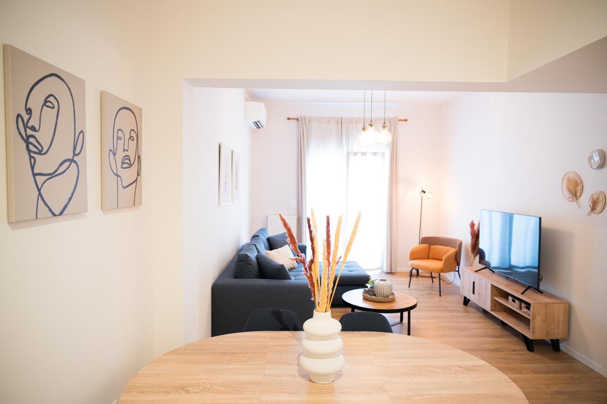 Urban Comfort 2 Bdrm Next To Metro Athene Buitenkant foto